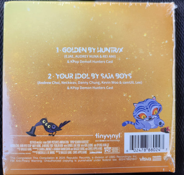 HUNTR/X / Saja Boys : Golden / Your Idol (4", Single, Cle)