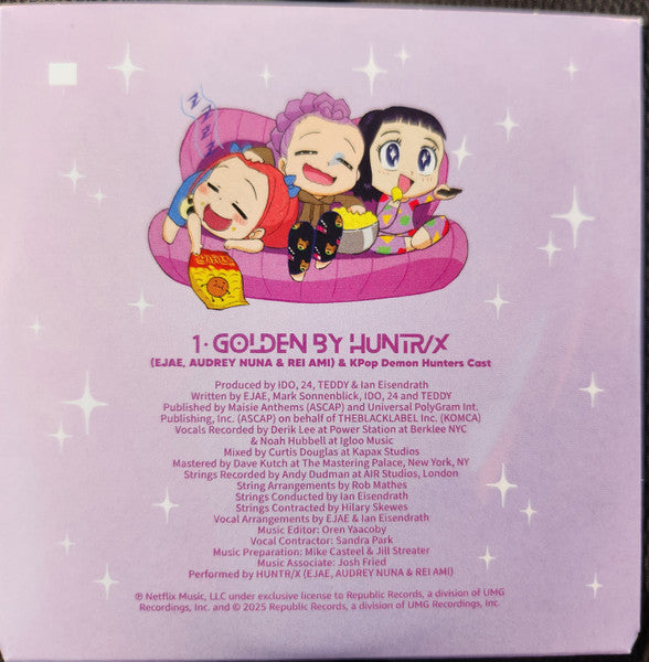HUNTR/X / Saja Boys : Golden / Your Idol (4", Single, Cle)