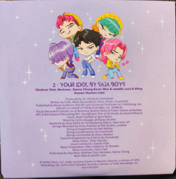 HUNTR/X / Saja Boys : Golden / Your Idol (4", Single, Cle)