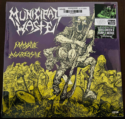Municipal Waste : Massive Aggressive (LP, Album, RSD, Ltd, RE, Gre)