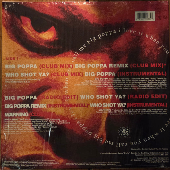 The Notorious B.I.G.* : Big Poppa (Remix) (12", RSD, Red)