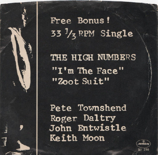 The High Numbers : I'm The Face (7", Promo)