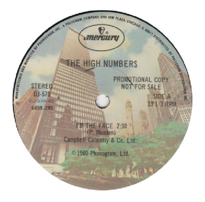 The High Numbers : I'm The Face (7", Promo)