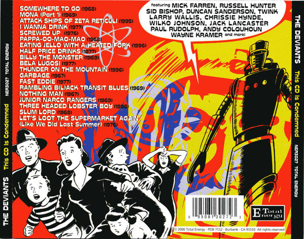 The Deviants (2) : This CD Is Condemned (CD, Comp)