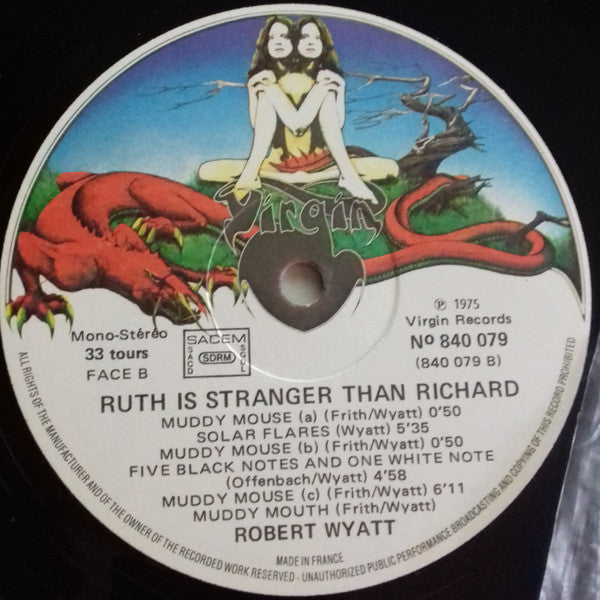 Robert Wyatt : Ruth Is Stranger Than Richard (LP, Album)