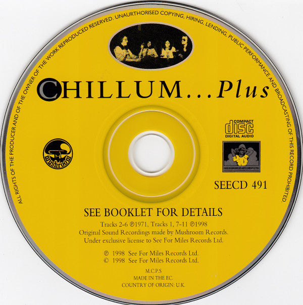 Chillum (2) : Chillum... Plus (CD, Album, RE, RM)