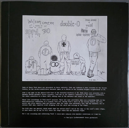 Void (12) : Live 1982 (LP, Ltd, Gre)