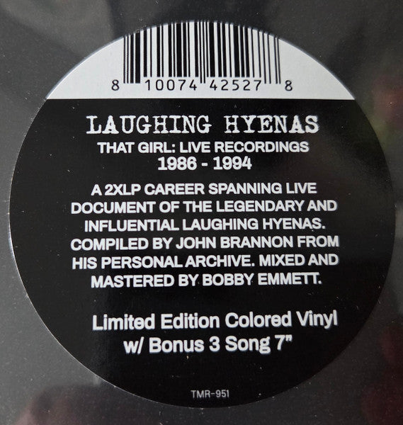 Laughing Hyenas : That Girl: Live Recordings 1986-1994 (2xLP, Bla + 7", Ltd)