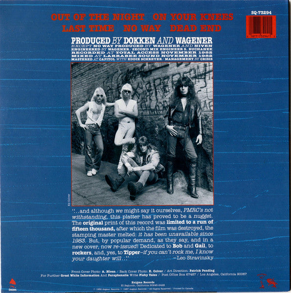 Great White : On Your Knees (The First LP) (12", EP, RE, Spe)