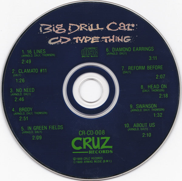 Big Drill Car : CD Type Thing (CD, Album)