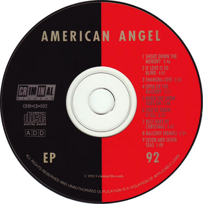 American Angel : Ep 92 (CD, Album)