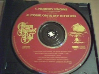 The Allman Brothers Band : Nobody Knows (CD, Single, Promo)