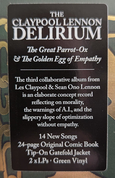 The Claypool Lennon Delirium : The Great Parrot-Ox And The Golden Egg Of Empathy (2xLP, Album, Gre)