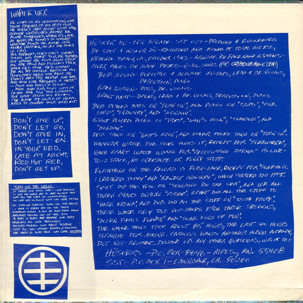 Hüsker Dü : Zen Arcade (2xLP, Album, Lar)