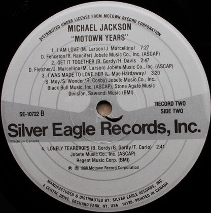 Michael Jackson : The Motown Years ...His Greatest Hits (3xLP, Comp)