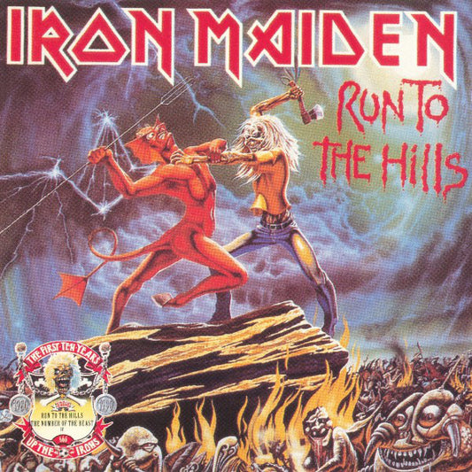 Iron Maiden : Run To The Hills · The Number Of The Beast (CD, Comp, Ltd)