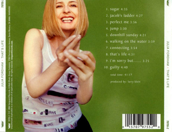 Julia Fordham : That's Life (CD, Album)