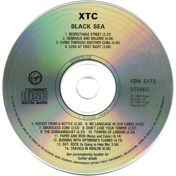 XTC : Black Sea (CD, Album, RE)