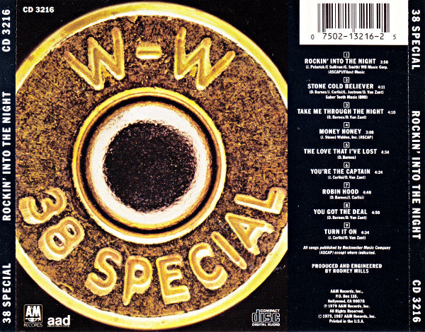 38 Special (2) : Rockin' Into The Night (CD, Album, RE)