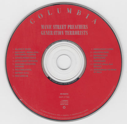 Manic Street Preachers : Generation Terrorists (CD, Album)
