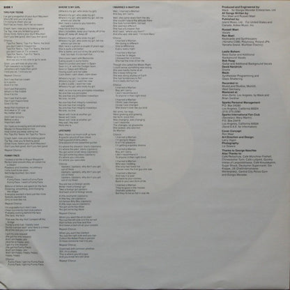 Sparks : Whomp That Sucker (LP, Album)