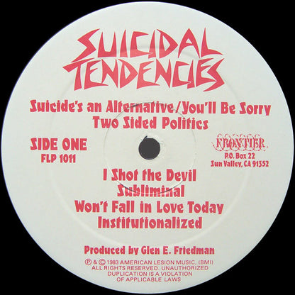 Suicidal Tendencies : Suicidal Tendencies (LP, Album)