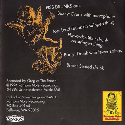 The Piss Drunks* : Urine Idiot (CD, Album)