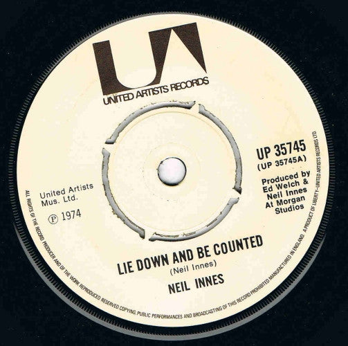 Neil Innes : Lie Down And Be Counted (7")