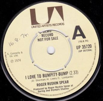 Roger Ruskin Spear : I Love To Bumpity-Bump (7", Promo)