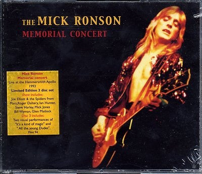 Various : The Mick Ronson Memorial Concert (2xCD, Album + CD, Enh + Ltd)