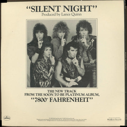 Bon Jovi : Silent Night (12", Promo)