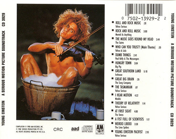 Various : Young Einstein: A Serious Motion Picture Soundtrack (CD, Comp, Club)