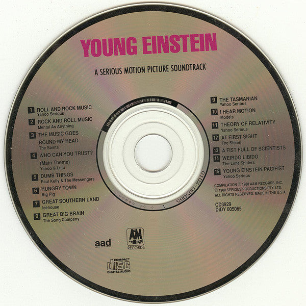 Various : Young Einstein: A Serious Motion Picture Soundtrack (CD, Comp, Club)