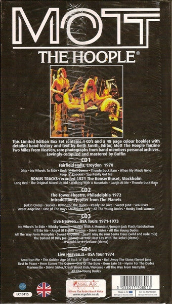 Mott The Hoople : In Performance 1970-1974 (4xCD, Album + Box, Comp, Ltd)