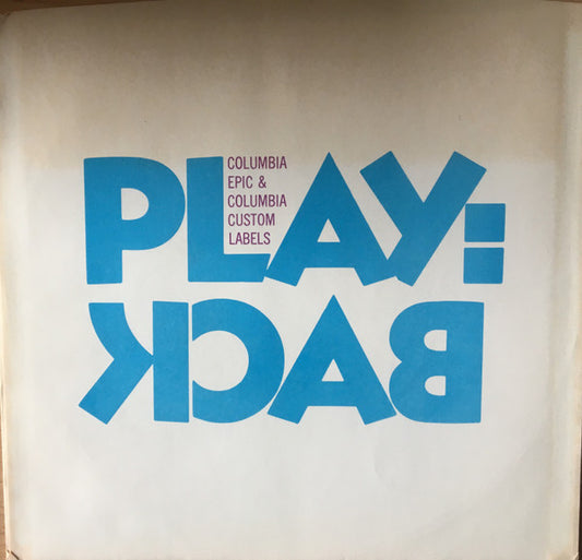 Iggy And The Stooges* / Jesse Ed Davis : Play:Back (7", EP, Promo, Styrene)