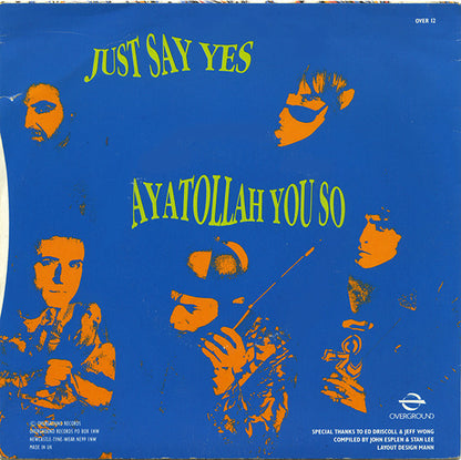 The Dickies : Just Say Yes (7", Single, Pur)