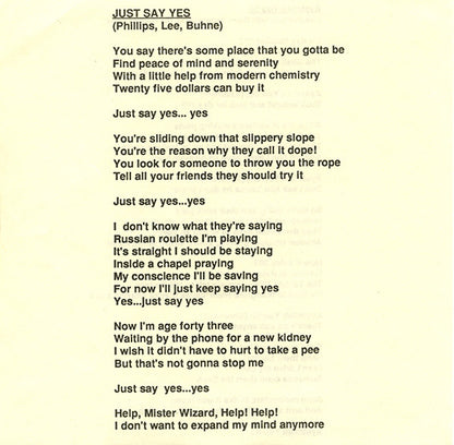 The Dickies : Just Say Yes (7", Single, Pur)