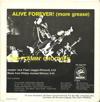 The Flamin' Groovies : Jumpin' Jack Flash / Blues From Phillys (7", Single, Mono)