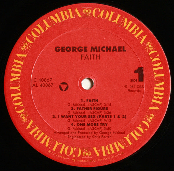 George Michael : Faith (LP, Album, Car)