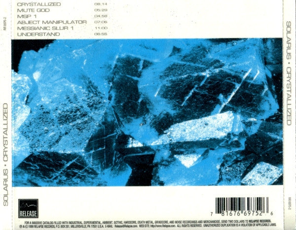 Solarus : Crystallized (CD, Album, RP)