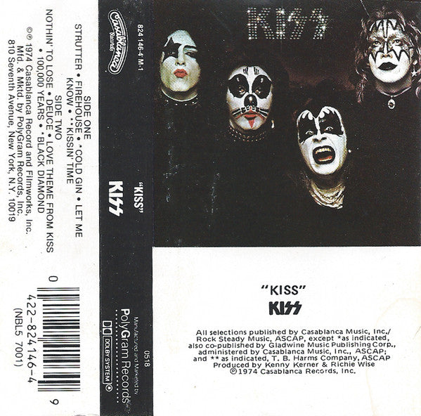 Kiss : Kiss (Cass, Album, RE)