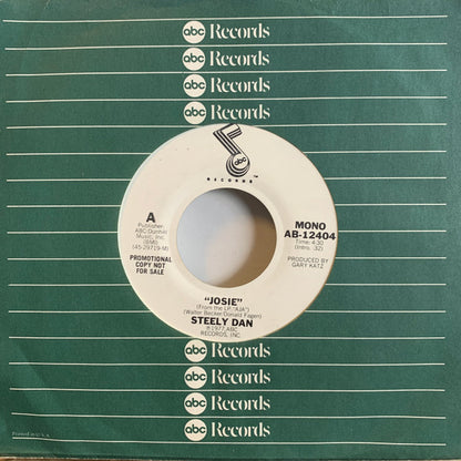 Steely Dan : Josie (7", Single, Mono, Promo, San)