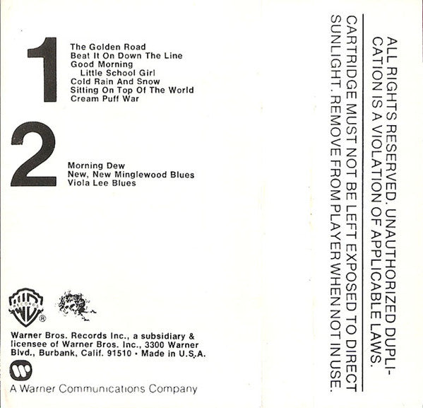 The Grateful Dead : The Grateful Dead (Cass, Album, No )