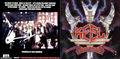 Keel : The Right To Rock (CD, Album, RE, Son)