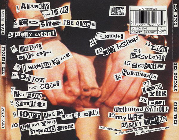 Sex Pistols : Kiss This (CD, Comp + CD + Box, Ltd)