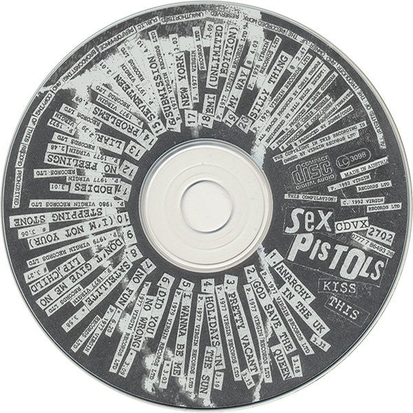 Sex Pistols : Kiss This (CD, Comp + CD + Box, Ltd)