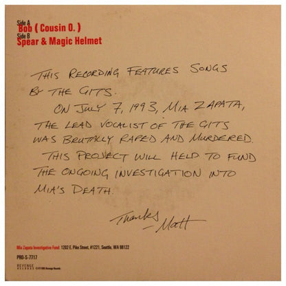 Evil Stig : Bob (Cousin O.) (7", Single)