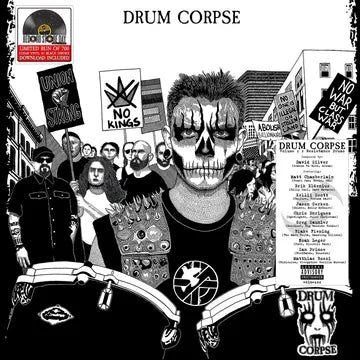 Drum Corpse - Drum Corpse Volume 1: Resistance Drums (Clear w/Black Marble Vinyl)