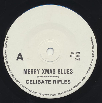 The Celibate Rifles : Merry Xmas Blues (7", Single)