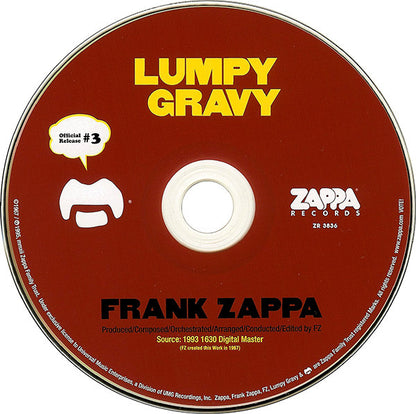Frank Zappa : Lumpy Gravy (CD, Album, RE, RM)